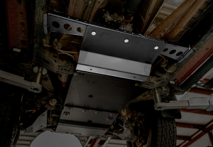 Toyota Tacoma Skid Plate - Cali Raised LED - Transfer Case / No Manual Transmission / Steel / Powder Coated - `16-`23